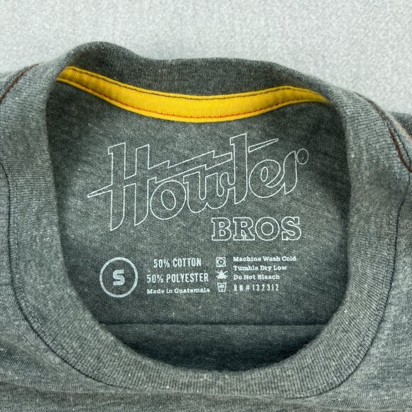 Howler Bros T-Shirt Mens S Heather Gray South Congress Outpost Austin Texas RARE - Picture 6 of 9